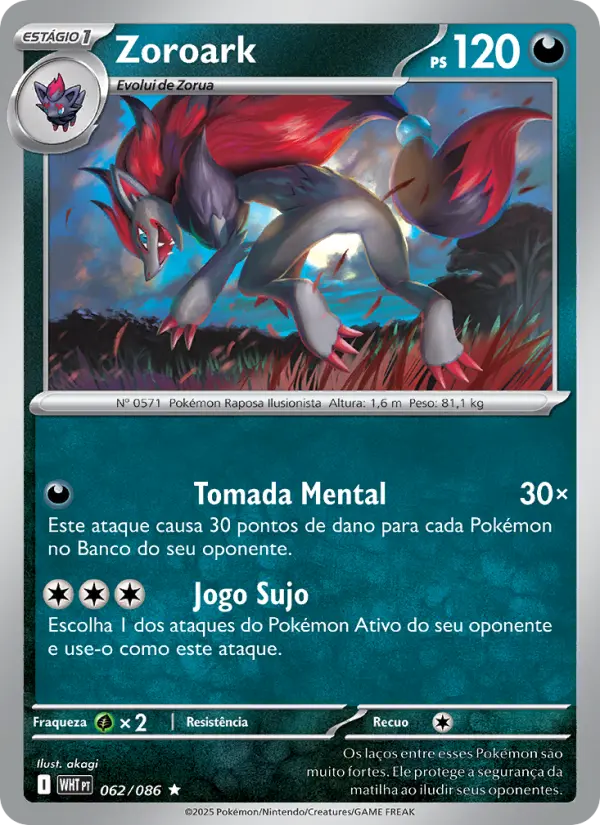 Zoroark — Fogo Branco 062