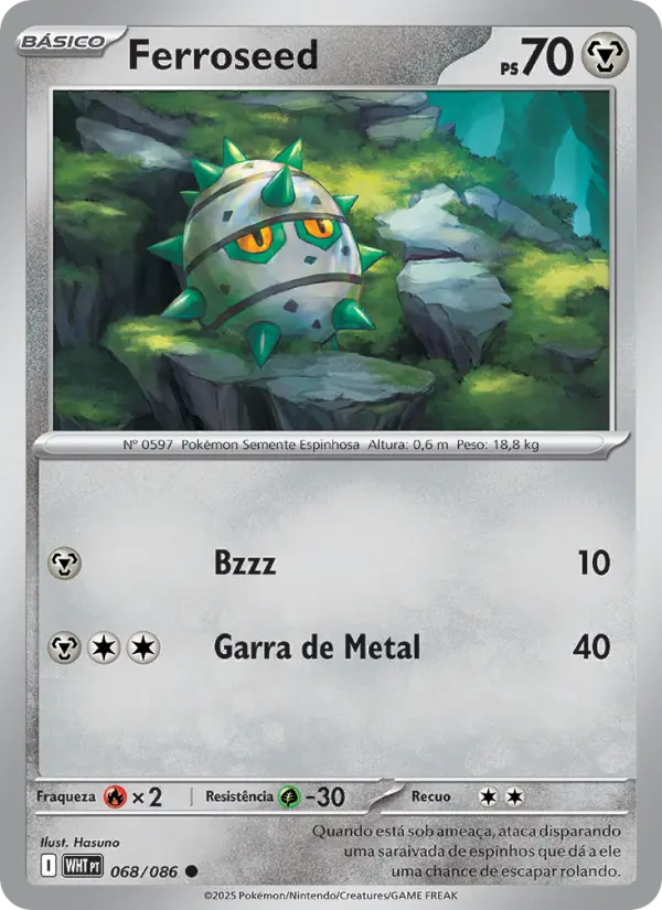 Ferroseed — Fogo Branco 068