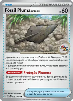 Fóssil Pluma Arcaico — Fogo Branco 079