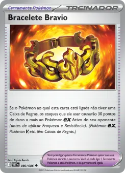 Bracelete Bravio — Fogo Branco 080