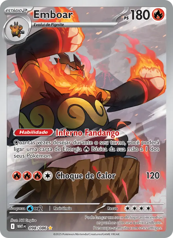 Emboar — Fogo Branco 098