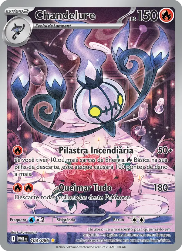 Chandelure — Fogo Branco 103