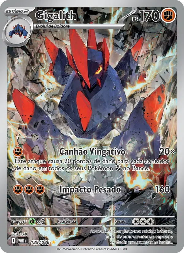 Gigalith — Fogo Branco 129