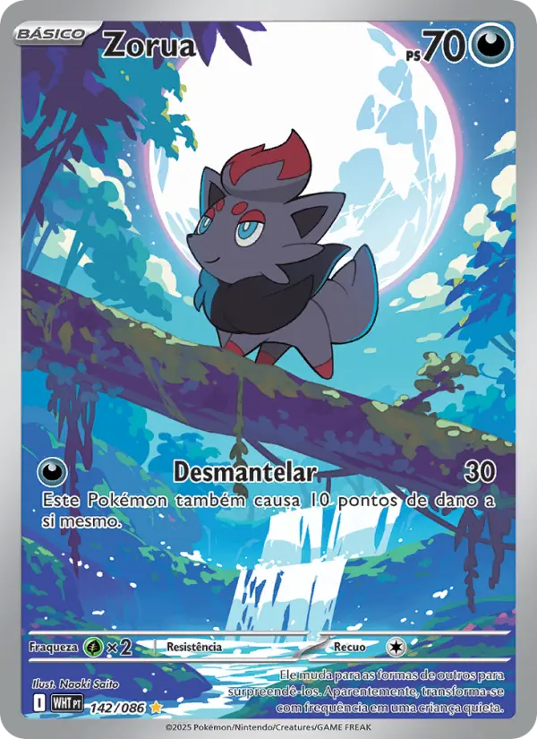 Zorua — Fogo Branco 142