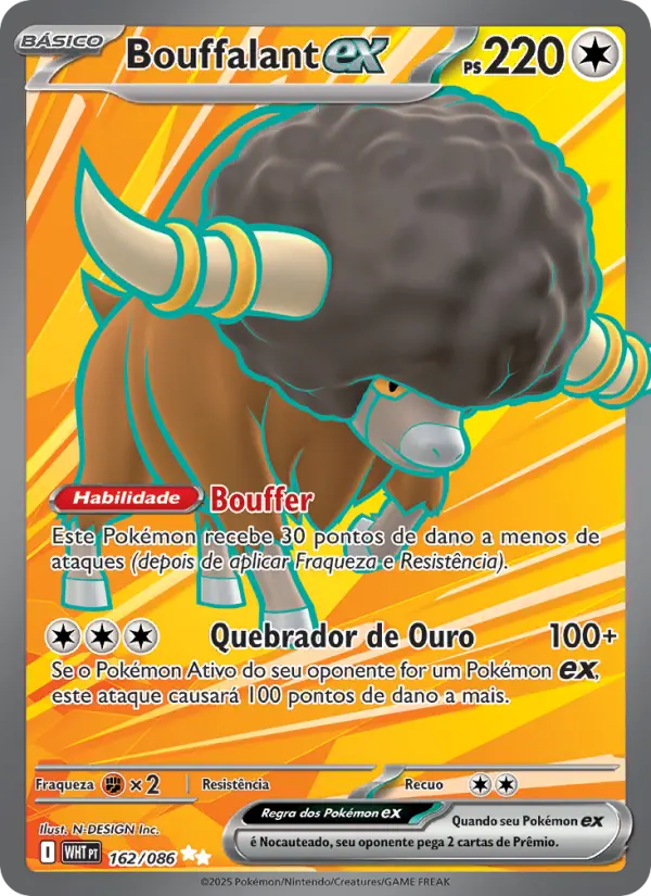 Bouffalant ex — Fogo Branco 162