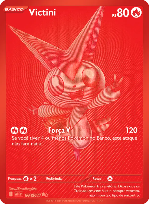 Victini — Fogo Branco 172