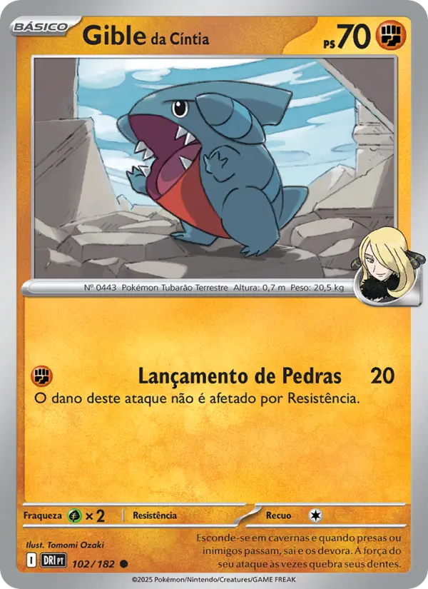 Gible da Cíntia — Rivais Predestinados 102