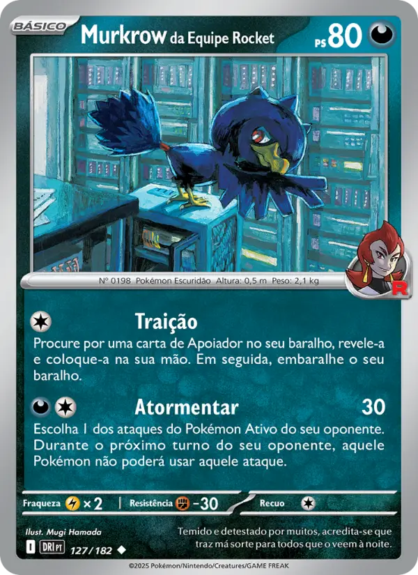 Murkrow da Equipe Rocket - Rivais Predestinados