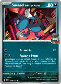 Sneasel da Equipe Rocket