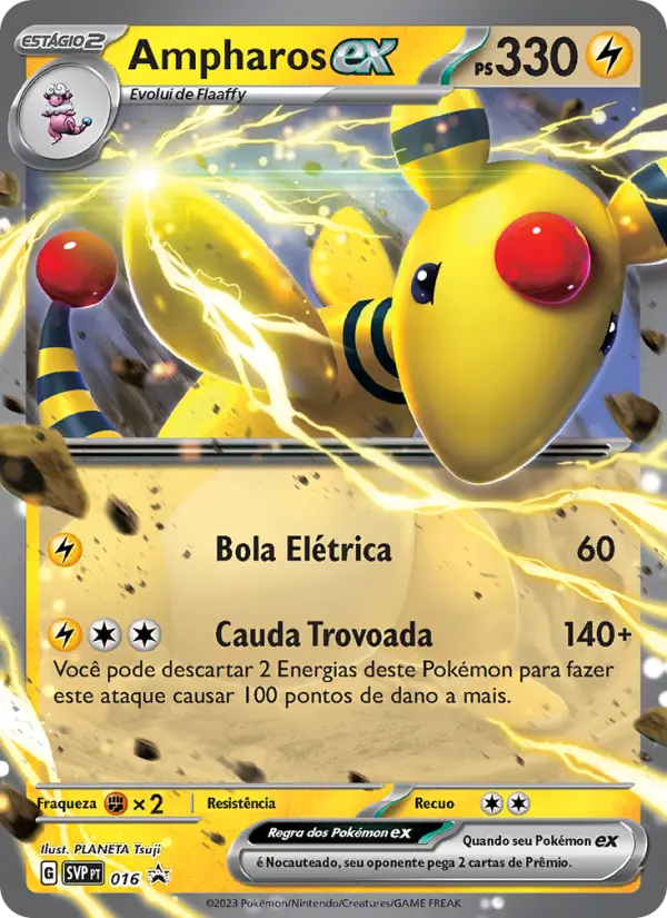 Ampharos ex — SVP Black Star Promos 016