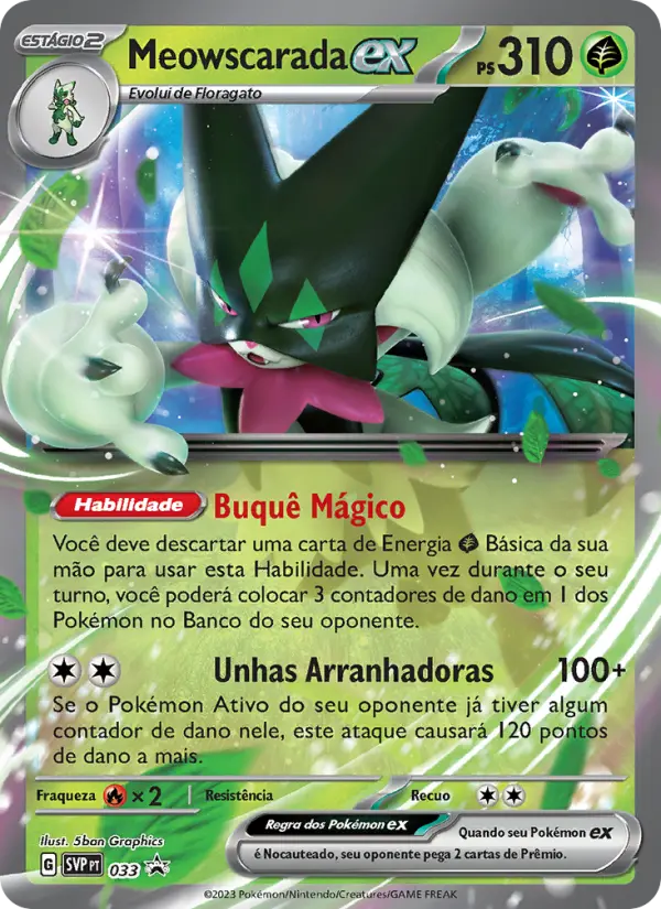 Meowscarada ex — SVP Black Star Promos 033