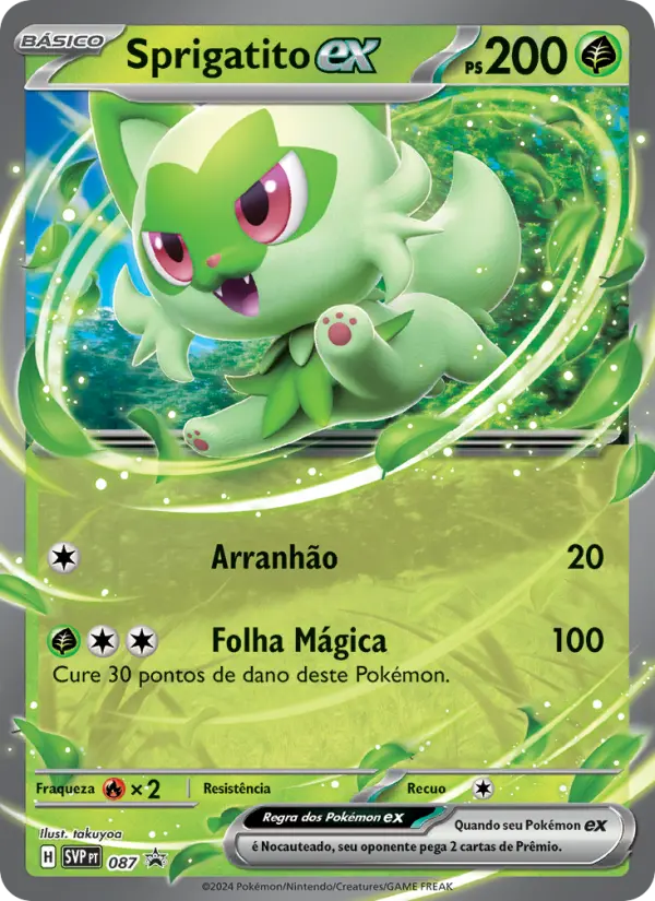 Sprigatito ex — SVP Black Star Promos 087