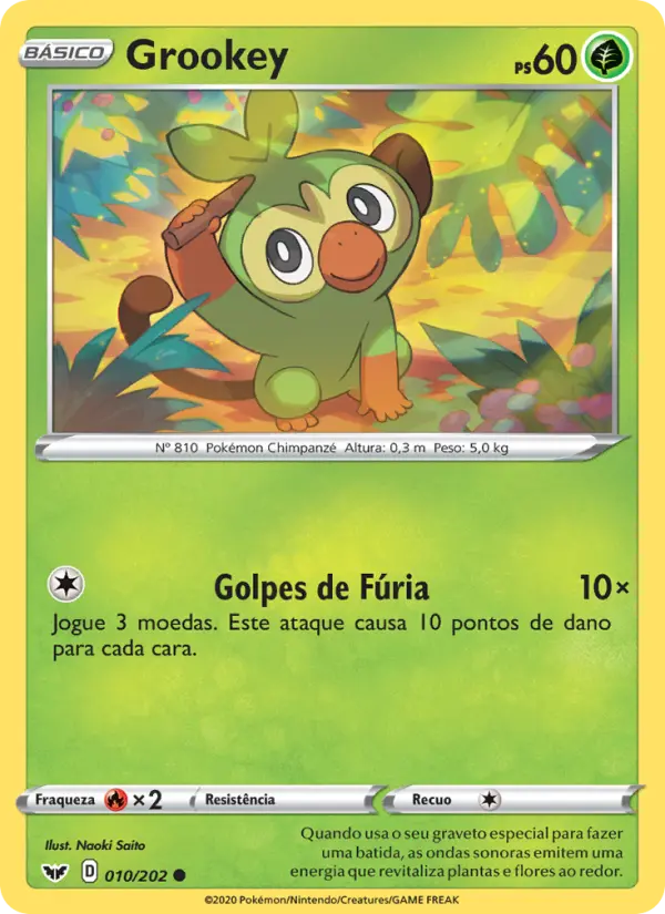 Grookey — Espada e Escudo 10