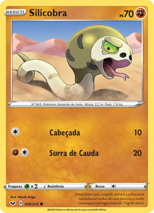 Silicobra — Espada e Escudo 108