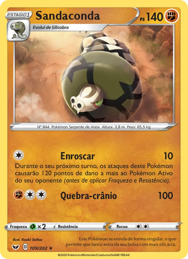 Sandaconda — Espada e Escudo 109