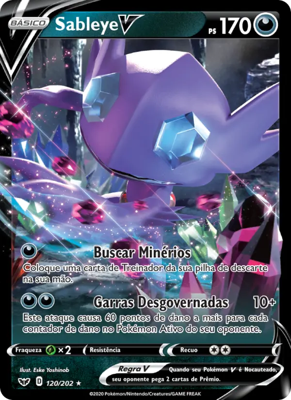 Sableye V — Espada e Escudo 120