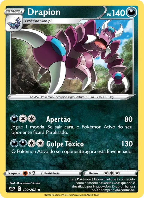 Drapion — Espada e Escudo 122