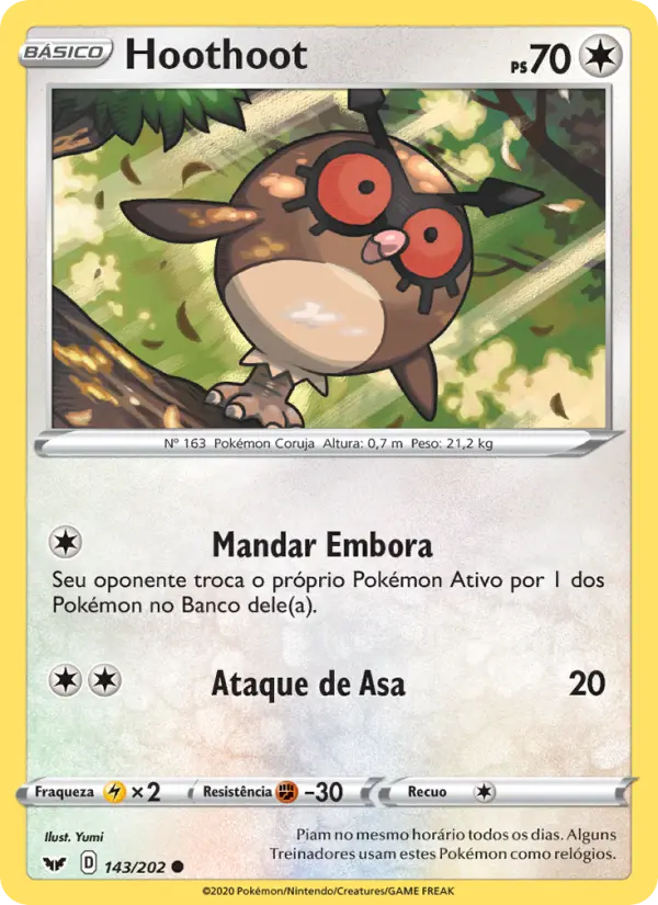 Hoothoot — Espada e Escudo 143
