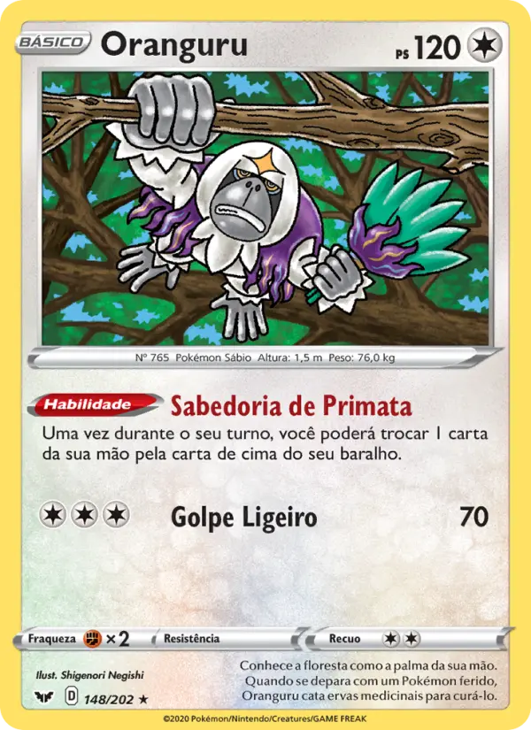 Oranguru — Espada e Escudo 148