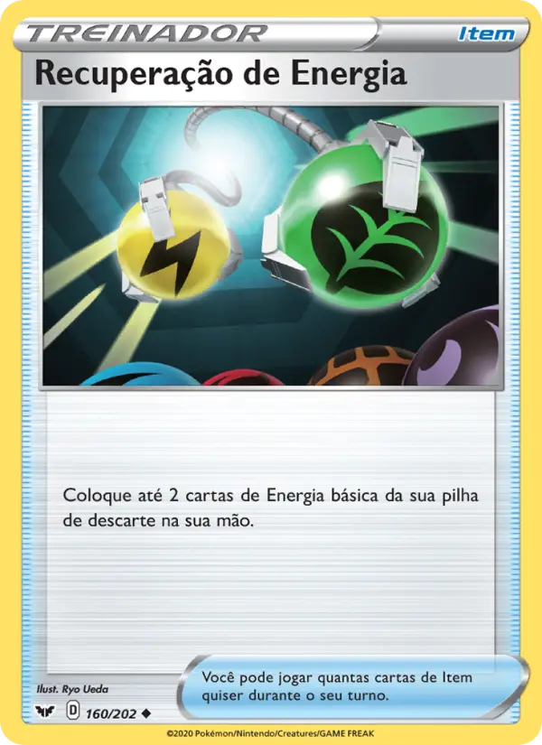 Recuperação de Energia — Espada e Escudo 160
