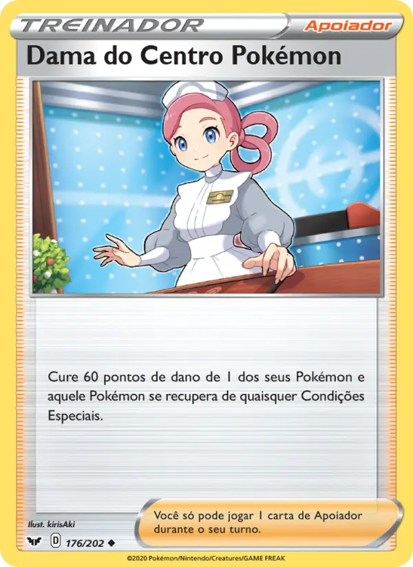 Dama do Centro Pokémon — Espada e Escudo 176