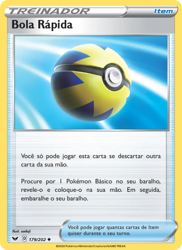 Bola Rápida — Espada e Escudo 179