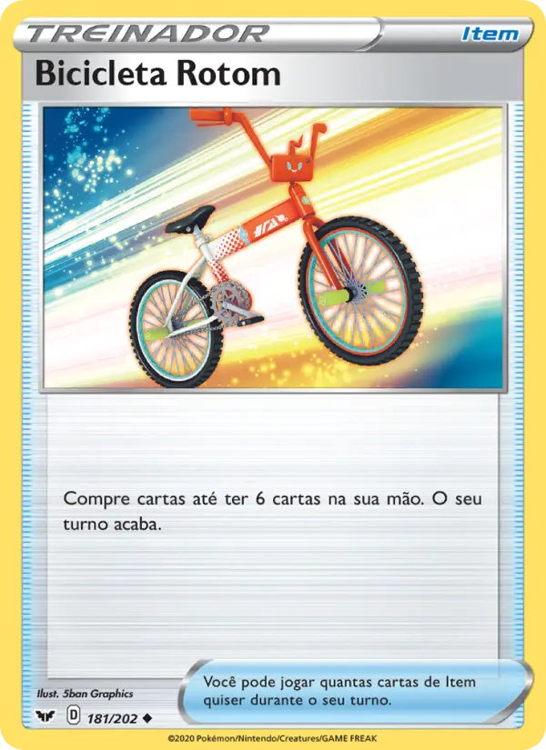 Bicicleta Rotom — Espada e Escudo 181