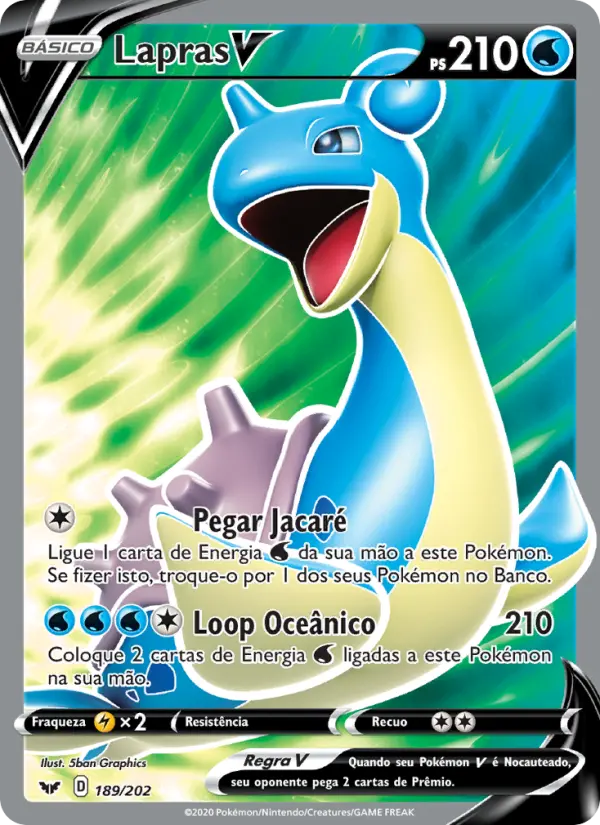 Lapras V — Espada e Escudo 189