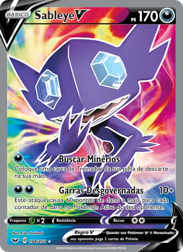 Sableye V — Espada e Escudo 194