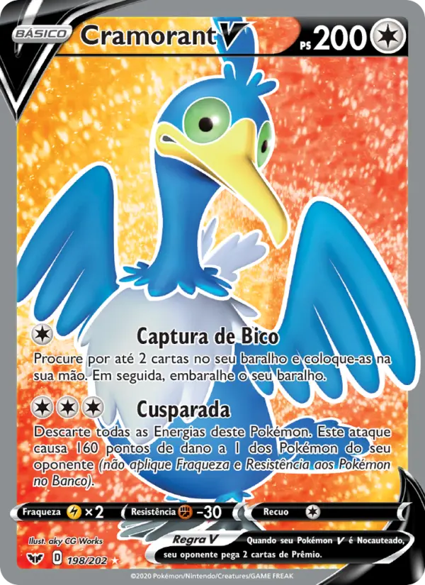 Cramorant V — Espada e Escudo 198
