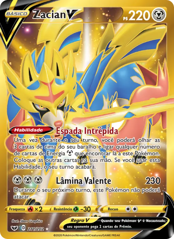 Zacian V — Espada e Escudo 211