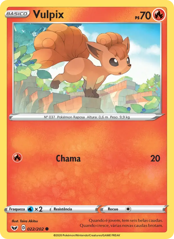 Vulpix — Espada e Escudo 22