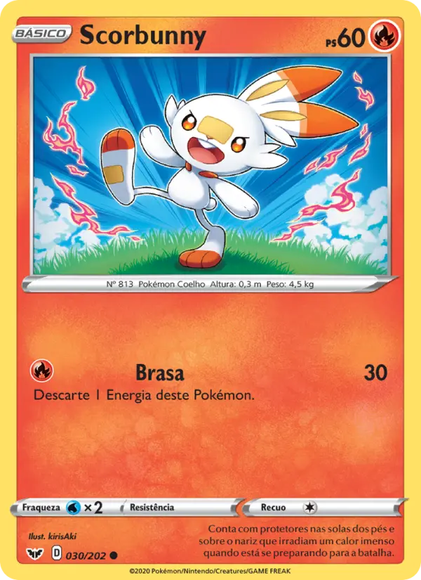 Scorbunny — Espada e Escudo 30