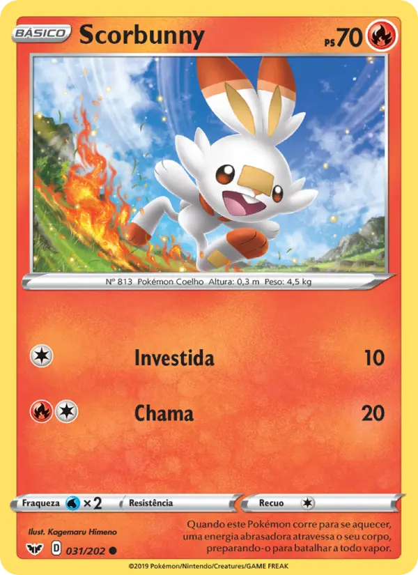 Scorbunny — Espada e Escudo 31