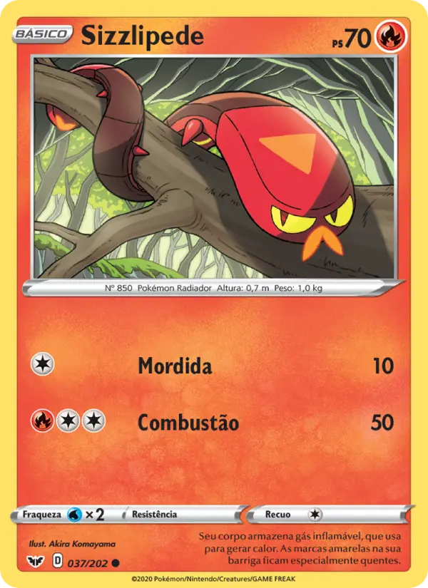 Sizzlipede — Espada e Escudo 37