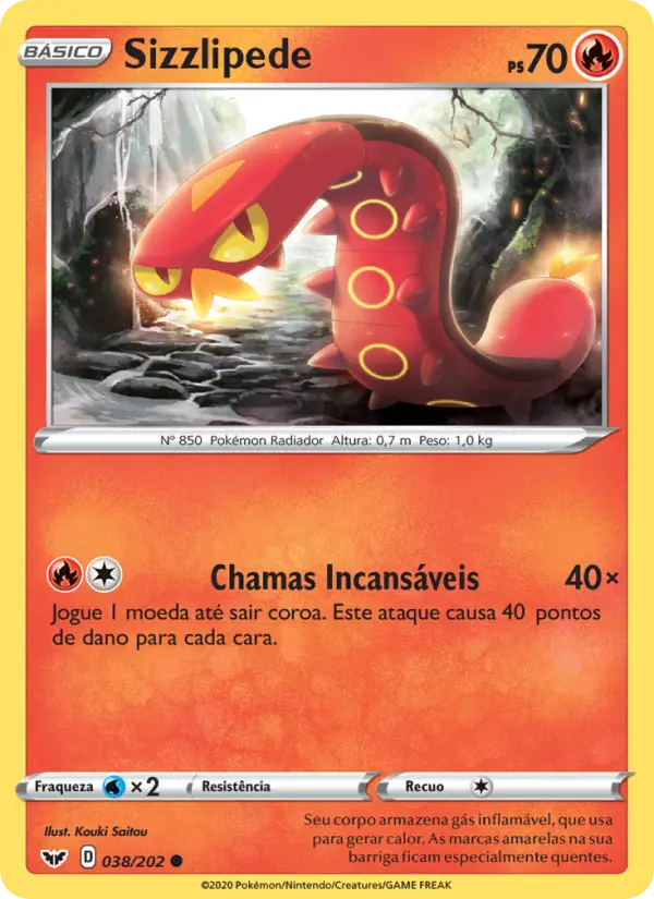 Sizzlipede — Espada e Escudo 38