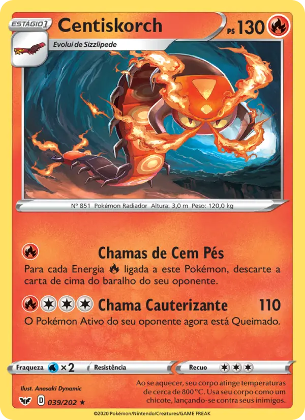 Centiskorch — Espada e Escudo 39