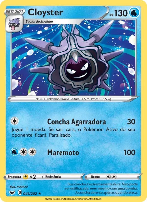 Cloyster — Espada e Escudo 41