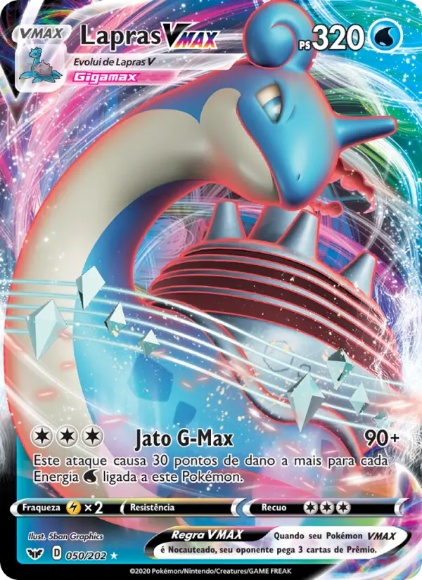Lapras VMAX — Espada e Escudo 50