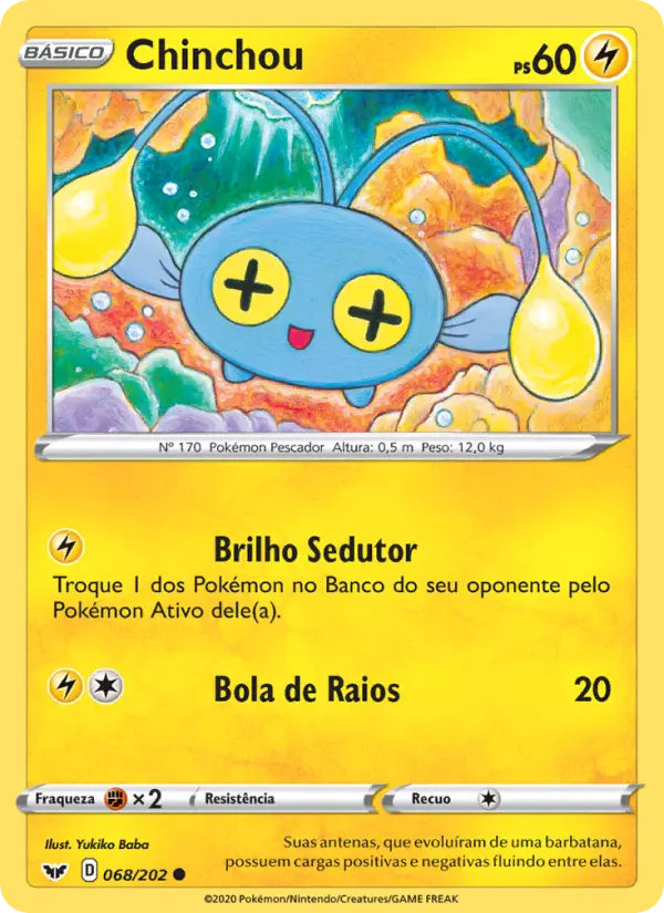 Chinchou — Espada e Escudo 68
