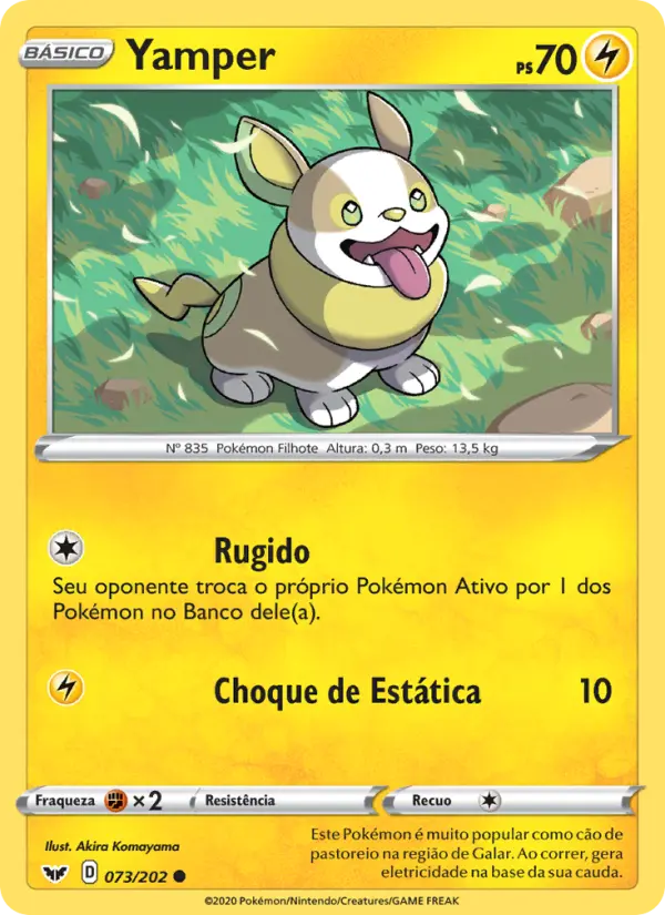 Yamper — Espada e Escudo 73