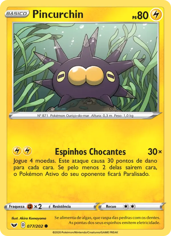 Pincurchin — Espada e Escudo 77