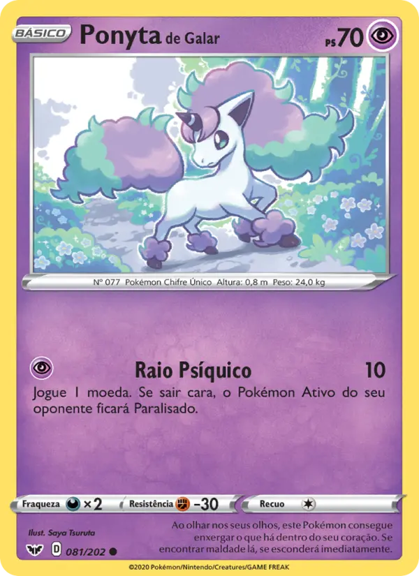 Ponyta de Galar — Espada e Escudo 81