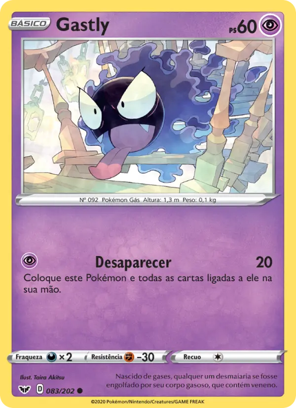 Gastly — Espada e Escudo 83