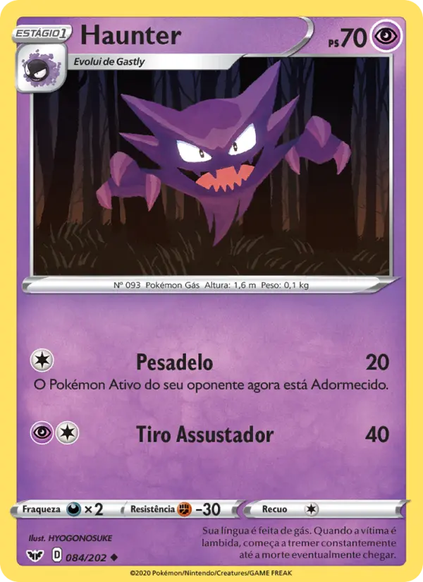 Haunter — Espada e Escudo 84