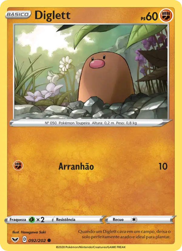 Diglett — Espada e Escudo 92