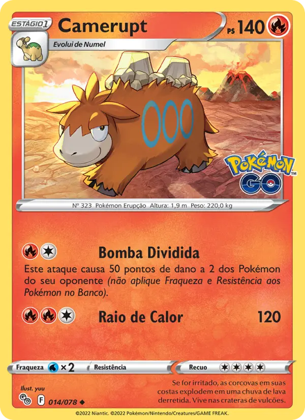 Camerupt — Pokémon GO 014