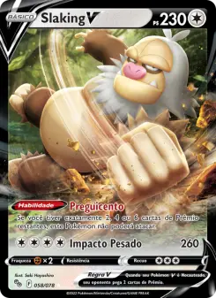 Slaking V — Pokémon GO 058