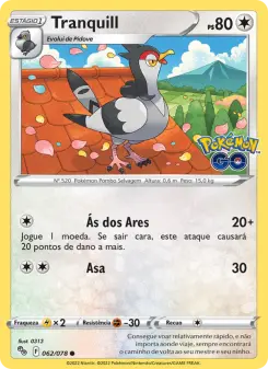 Tranquill — Pokémon GO 062
