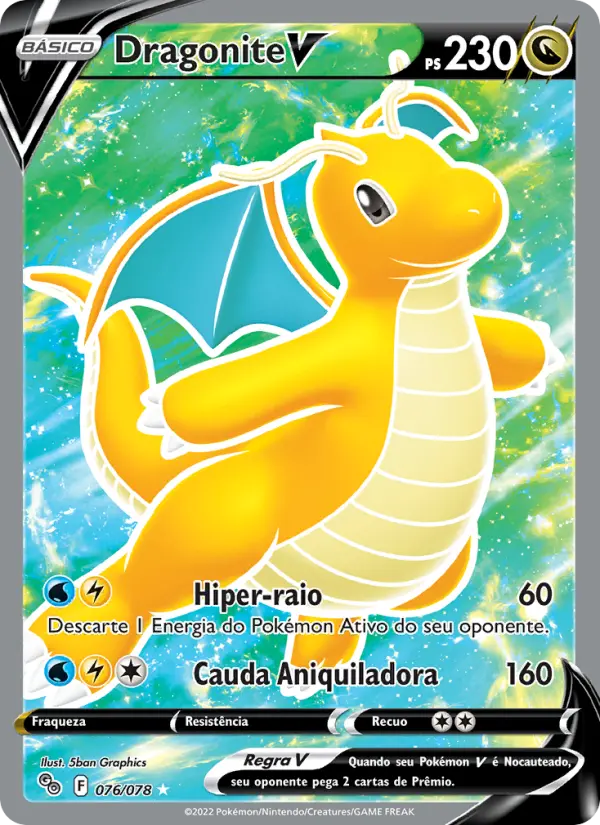 Dragonite V — Pokémon GO 076